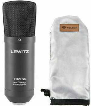 USB-microfoon Lewitz C100USB SET - 1