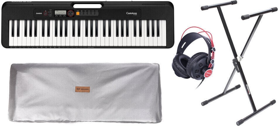 Keyboard without Touch Response Casio CT-S200 BK SET
