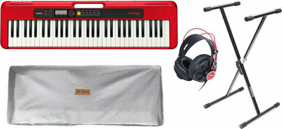 Keyboard without Touch Response Casio CT-S200 RD SET - 1