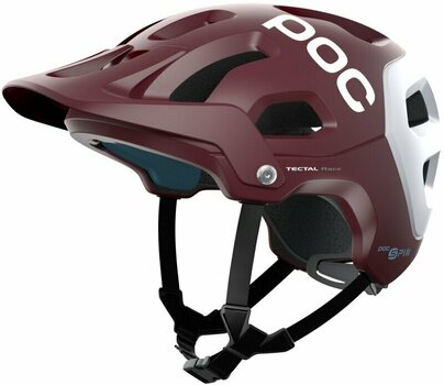 Bike Helmet POC Tectal Race SPIN Propylene Red/Hydrogen White Matt 51-54 Bike Helmet - 1