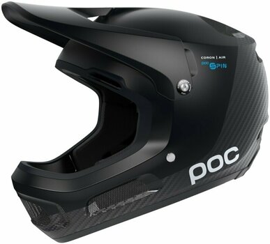 Bike Helmet POC Coron Air Carbon SPIN Carbon Black 51-54 Bike Helmet - 1