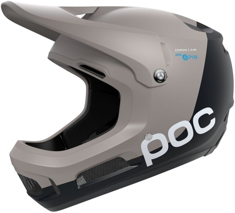 Cyklistická helma POC Coron Air SPIN Moonstone Grey/Uranium Black Matt 55-58 Cyklistická helma