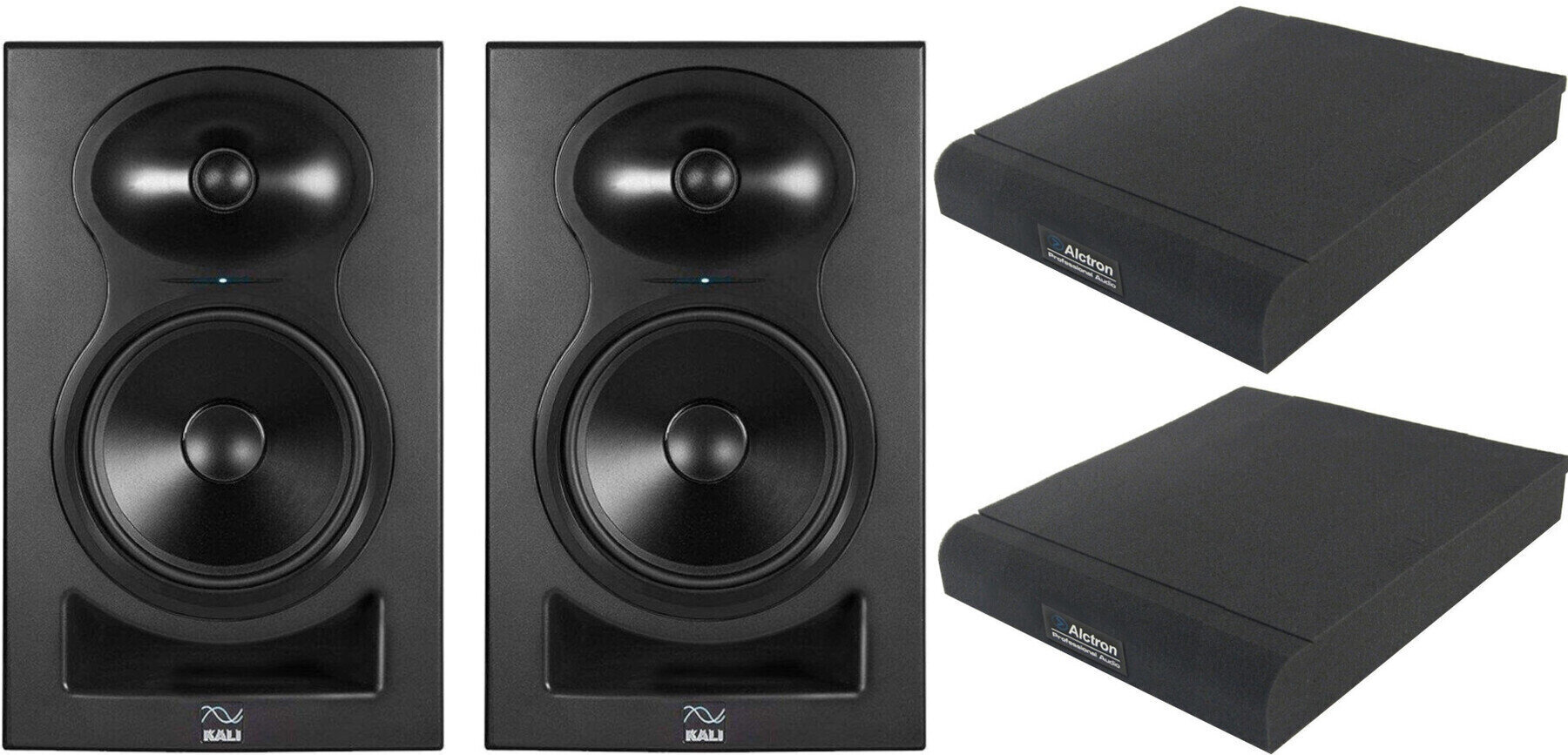 Moniteur de studio actif Kali Audio LP-8 Black SET Moniteur de studio actif