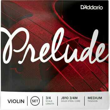 Violin Strings D'Addario J810 3/4M Prelude - 1