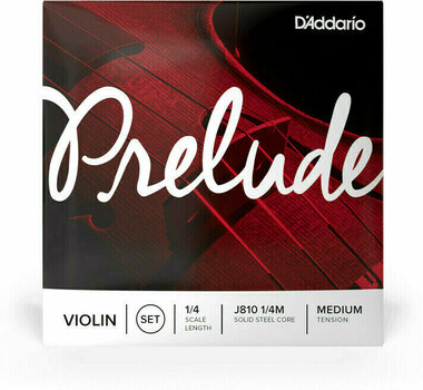 Cordas para violino D'Addario J810 1/4M Prelude - 1