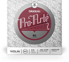 Struny do skrzypiec D'Addario J56 4/4M Proarte Struny do skrzypiec