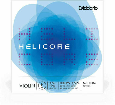 Cordas para violino D'Addario H311W 4/4M Helicore E - 1