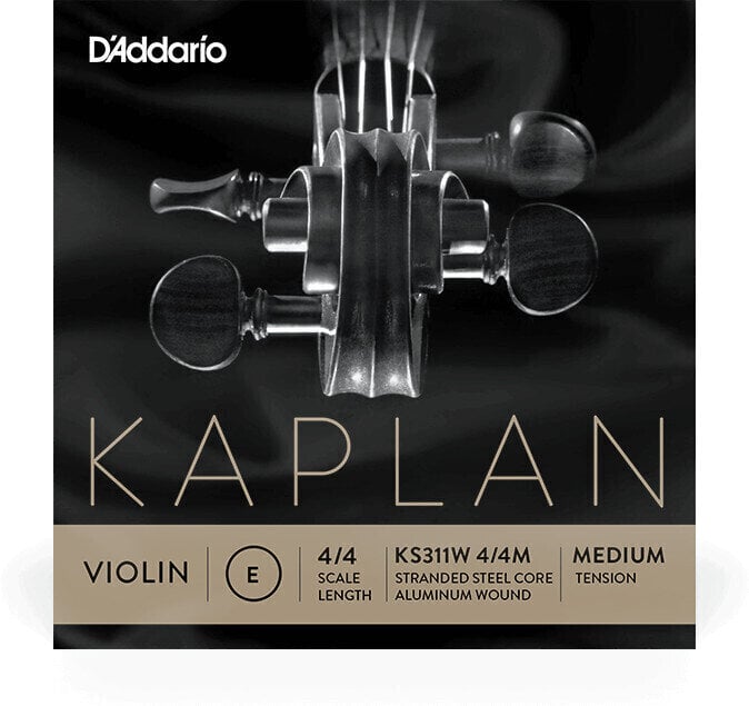 Saiten für Streichinstrumente Kaplan KS311W 4/4M Non Whistlin E