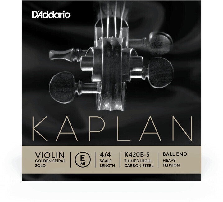 Cuerdas de violín Kaplan K420B-5 Gss E HVY Cuerdas de violín