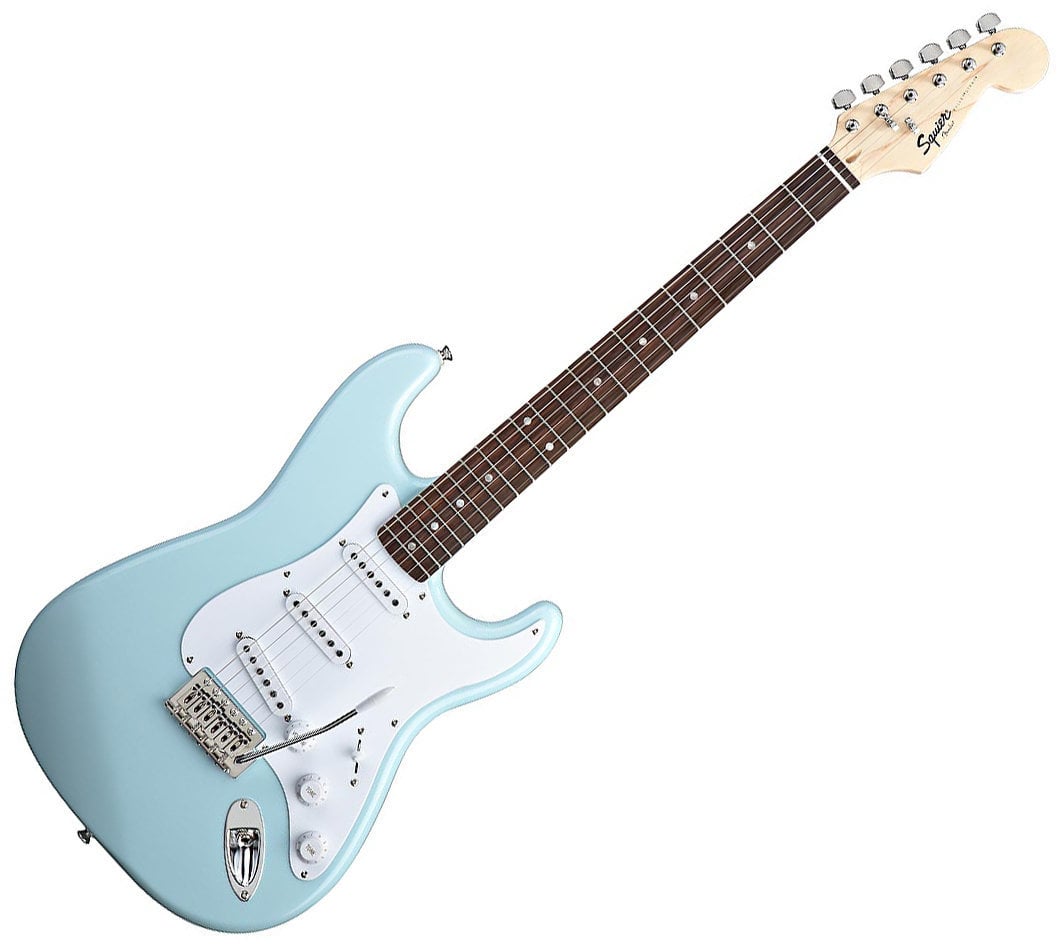 Elektrische gitaar Fender Squier Bullet Stratocaster Tremolo RW Daphne Blue