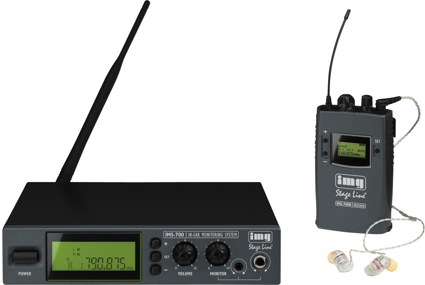 Draadloze in-ear monitoring IMG Stage Line IMS-700