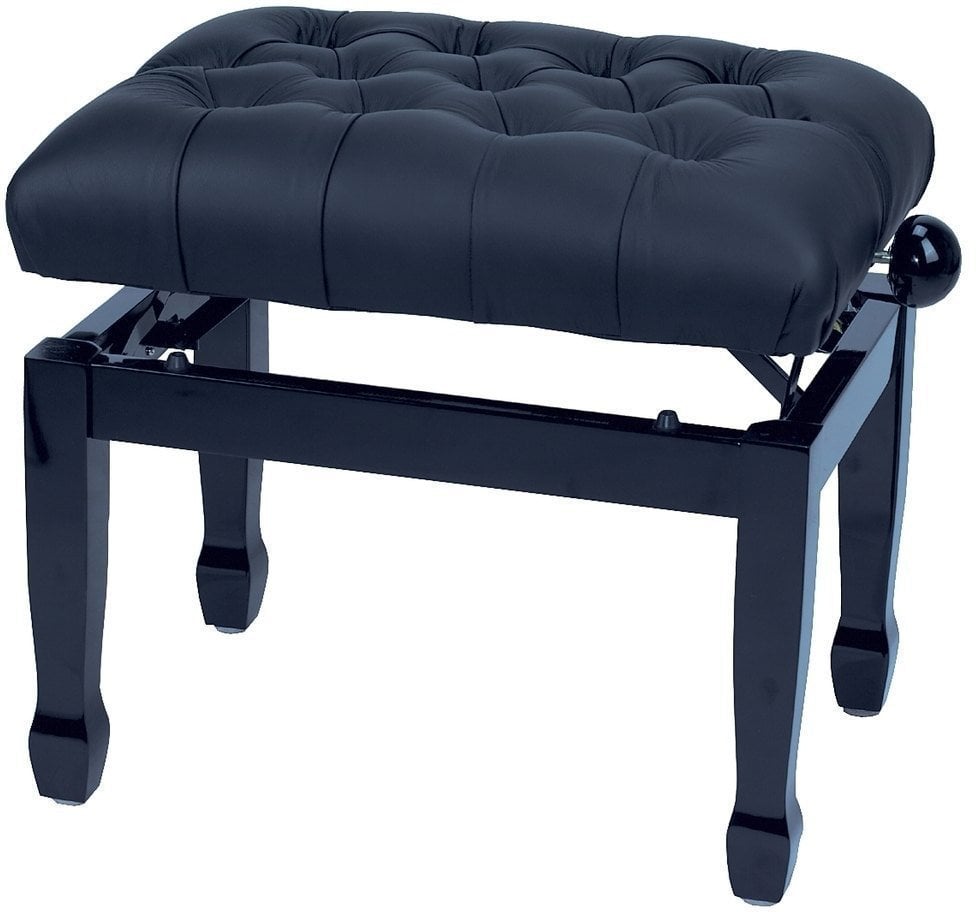 Drewniane lub klasyczne krzesła fortepianowe
 GEWA Piano Bench Deluxe XL Black High Polish