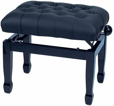 Drewniane lub klasyczne krzesła fortepianowe
 GEWA Piano Bench Deluxe XL Black High Polish - 1