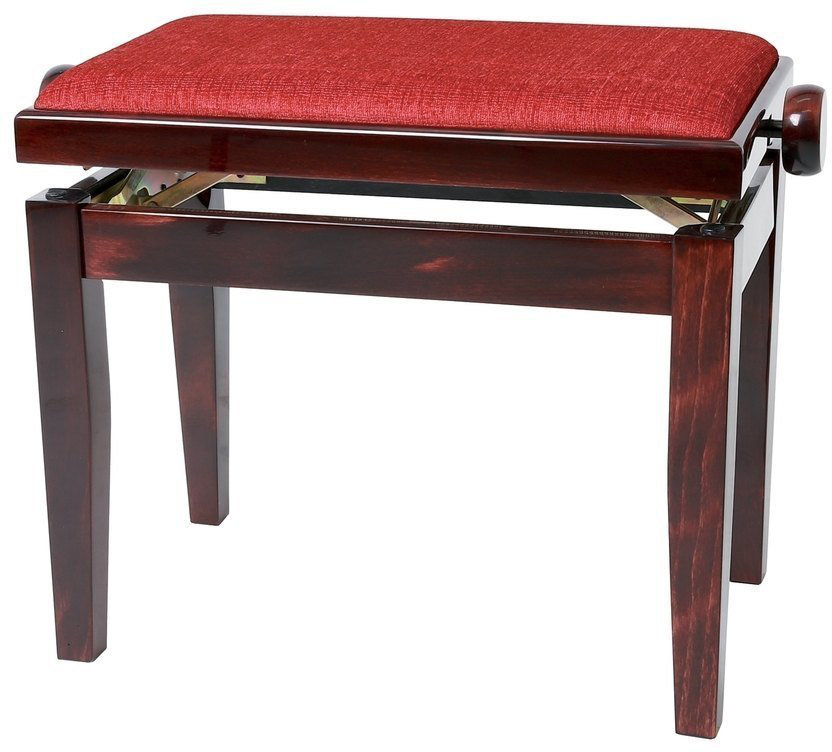 Taburete de piano de madera GEWA 130060 Piano Bench Deluxe Mahogany HighGloss