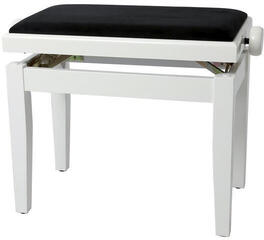 GEWA 130030 Piano Bench Deluxe White High Gloss