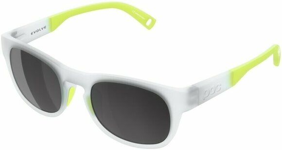 Sportsbriller POC POCito Evolve Transparent Crystal/Fluorescent Limegreen/Equalizer Grey - 1