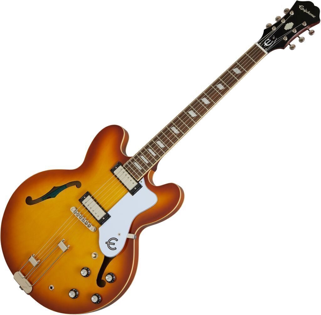 Semi-akoestische gitaar Epiphone Riviera Royal Tan