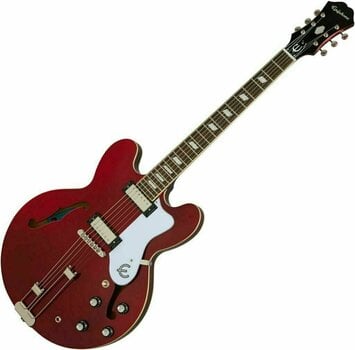 Chitară semi-acustică Epiphone Riviera Sparkling Burgundy - 1