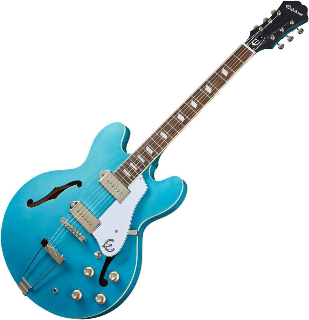 Guitarra semi-acústica Epiphone Casino Worn Blue Denim