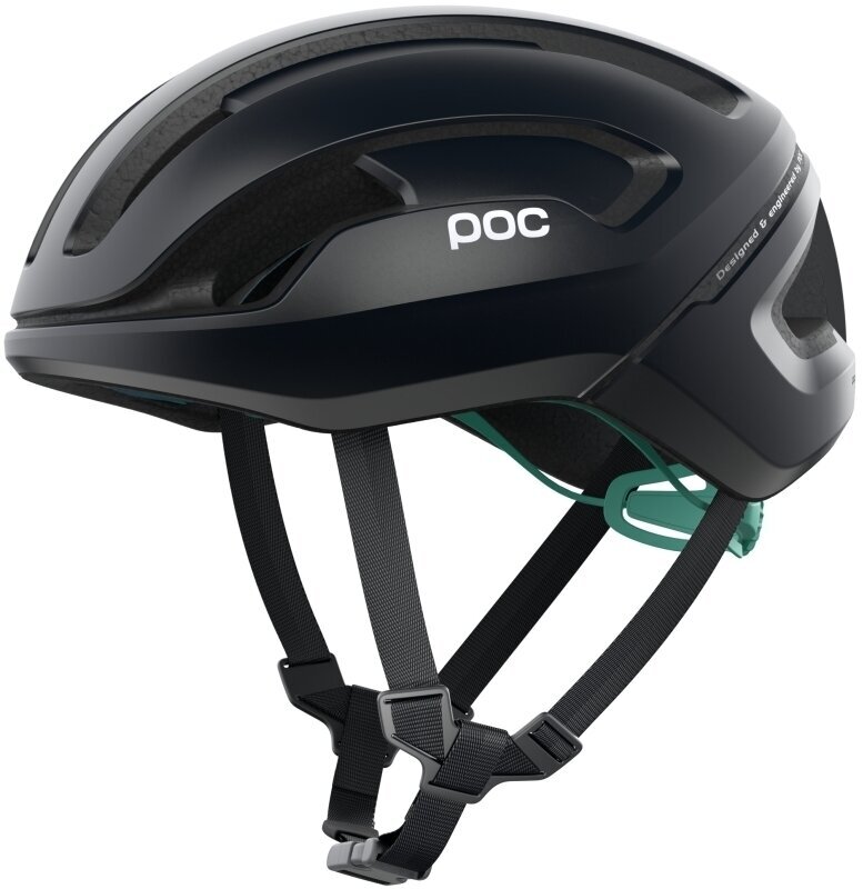 Bike Helmet POC Omne AIR SPIN Uranium Black/Fluorite Green Matt 50-56 cm Bike Helmet