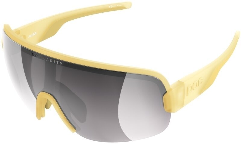 Cycling Glasses POC Aim Sulfur Yellow/Violet Silver Mirror Cycling Glasses