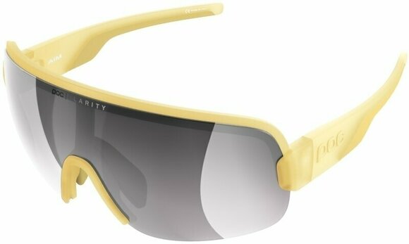 Cycling Glasses POC Aim Sulfur Yellow/Violet Silver Mirror Cycling Glasses - 1