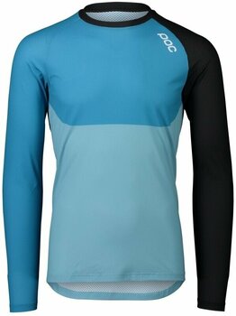 Odzież kolarska / koszulka POC MTB Pure LS Jersey Golf Uranium Black/Basalt Blue/LT Basalt Blue XL - 1