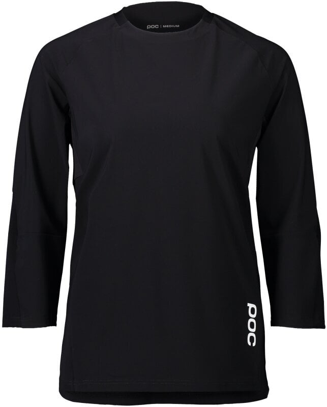 Odzież kolarska / koszulka POC Resistance Women's 3/4 Jersey Golf Uranium Black XL