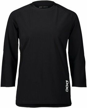 Odzież kolarska / koszulka POC Resistance Women's 3/4 Jersey Golf Uranium Black XL - 1