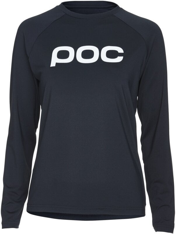 Odzież kolarska / koszulka POC Women's Reform Enduro Jersey Golf Uranium Black L