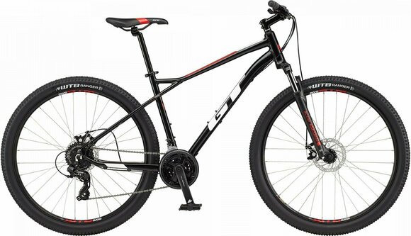 Hardtail-cykel GT Aggressor Comp Shimano Tourney RD-TX800 3x7 Sort M - 1