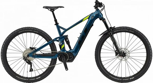 Bicicleta montana electrica GT E-Force Current Shimano Deore RD-M6000 1x10 Deep Teal L - 1