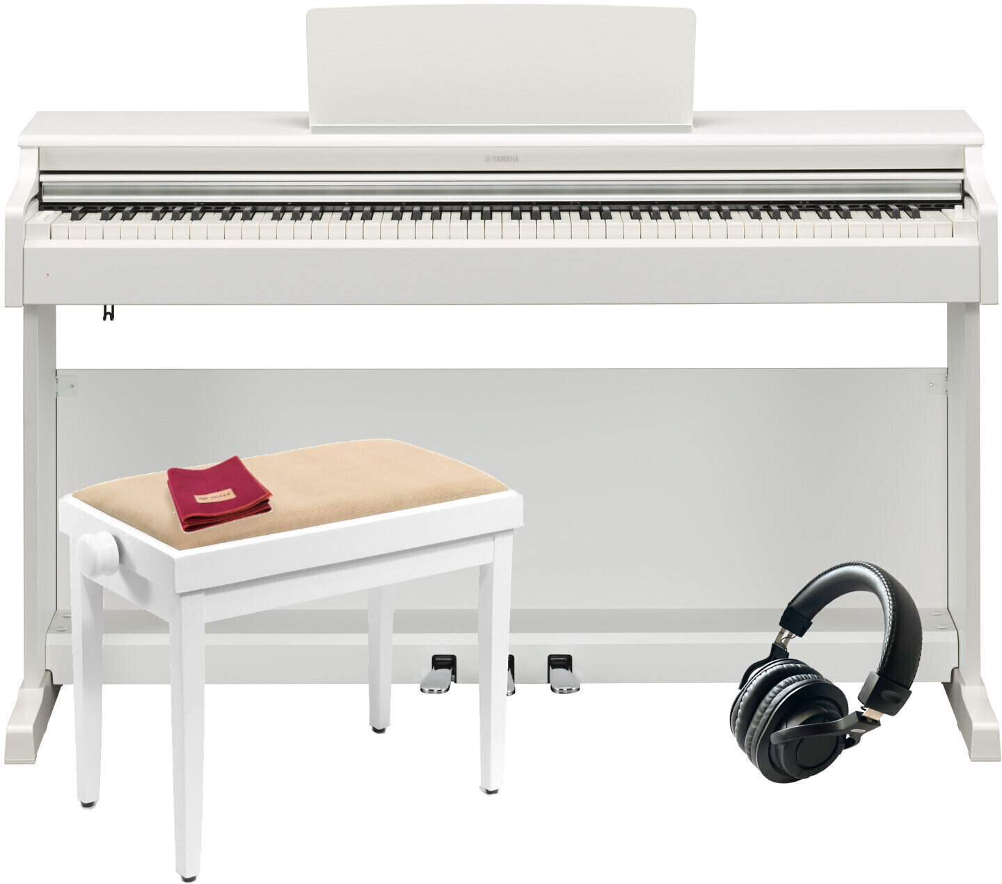 Piano numérique Yamaha YDP-164WH-YAM SET Blanc Piano numérique