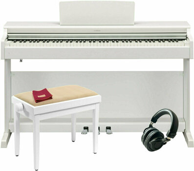 Piano numérique Yamaha YDP-164WH-YAM SET Blanc Piano numérique - 1
