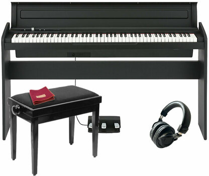 Digitális zongora Korg LP180 BK SET Fekete Digitális zongora - 1