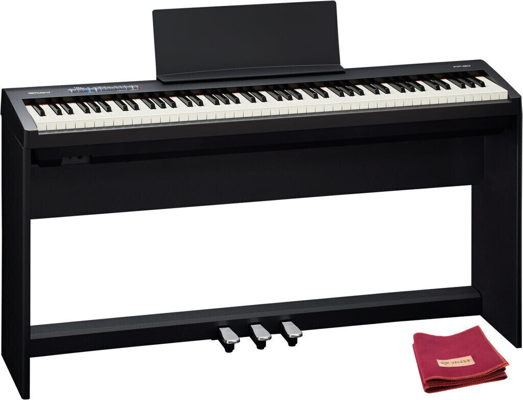 Piano de escenario digital Roland FP-30BK SET Piano de escenario digital Black
