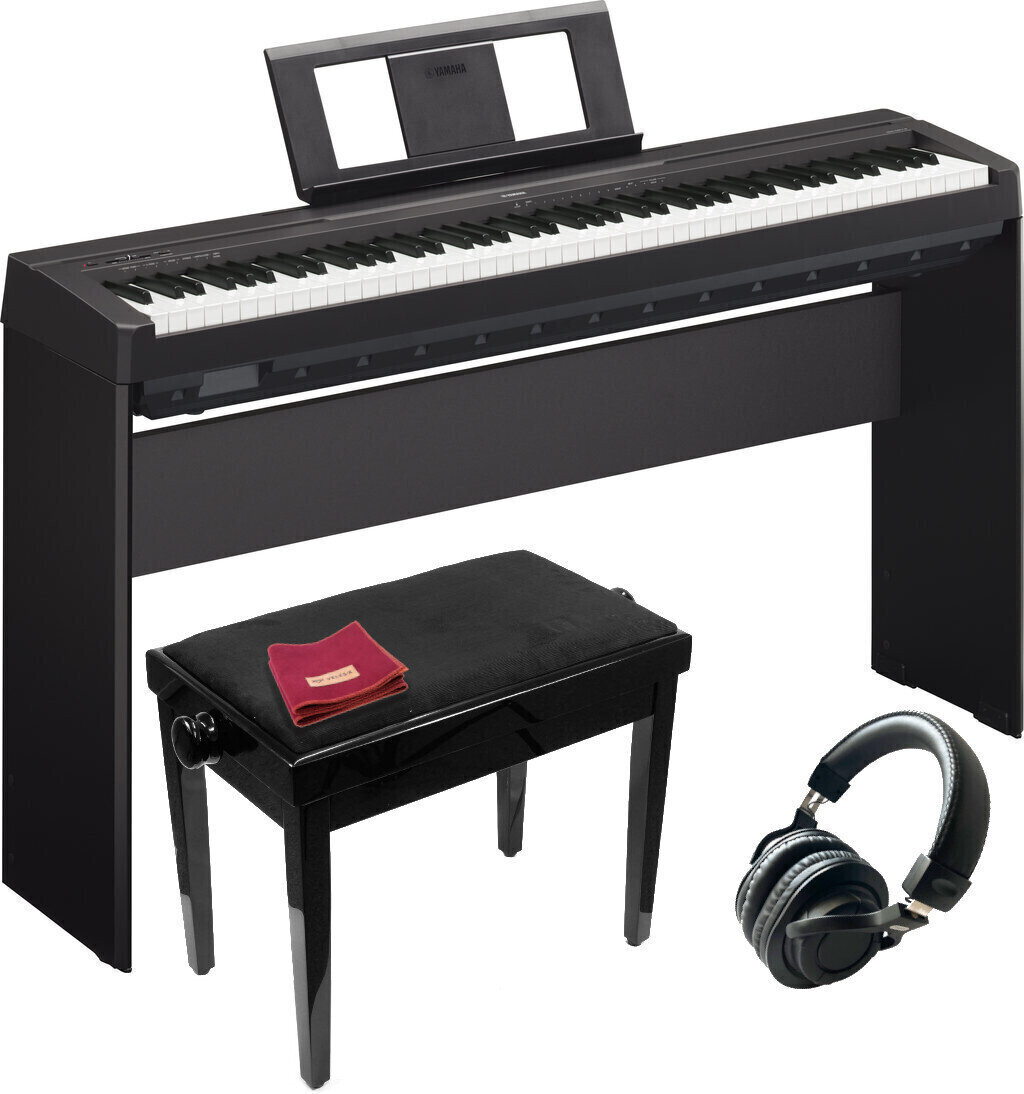 Színpadi zongora Yamaha P-45B Deluxe SET Színpadi zongora
