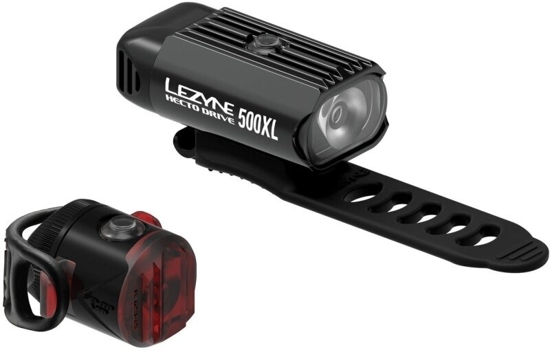 Pyörän valot Lezyne Hecto Drive 500XL / Femto USB Musta Front 500 lm / Rear 5 lm Pyörän valot