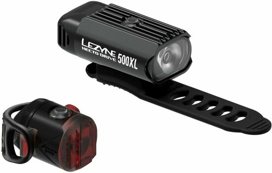 Fahradlichterset Lezyne Hecto Drive 500XL / Femto USB Schwarz Front 500 lm / Rear 5 lm Fahradlichterset - 1