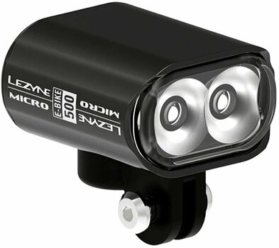 Oświetlenie rowerowe przednie Lezyne Ebike Micro Drive 500 500 lm Black Oświetlenie rowerowe przednie - 1