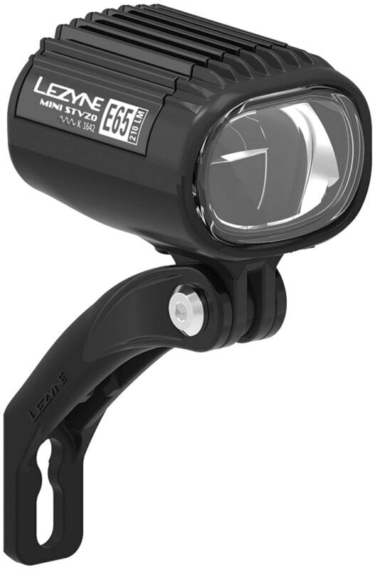 Oświetlenie rowerowe przednie Lezyne Ebike Mini StVZO E65 210 lm Black Oświetlenie rowerowe przednie