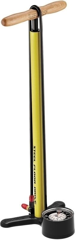 Pompa a pedale Lezyne Steel Floor Drive Pure Yellow Pompa a pedale