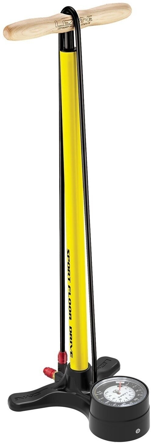 Műhelypumpa Lezyne Sport Floor Drive Pure Yellow Műhelypumpa