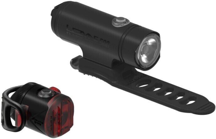 Cyklistické svetlo Lezyne Classic Drive / Femto USB Drive Čierna Front 500 lm / Rear 5 lm Cyklistické svetlo