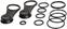 Pump Accessories Lezyne Seal Kit For Alloy Drive Black Pump Accessories