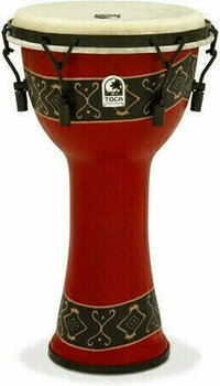 Djembé Toca Percussion SFDMX-10RP Djembe Freestyle Mechanically Tuned Bali Red - 1