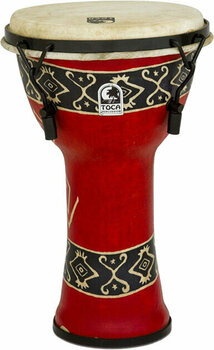 Djembe Toca Percussion SFDMX-9RP Djembe Freestyle Mechanically Tuned Bali Red - 1
