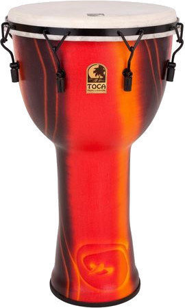 Djembe Toca Percussion SFDMX-14FB Djembe Freestyle Mechanically Tuned Fiesta