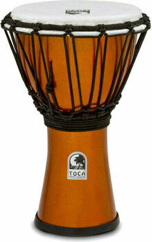 Yembe Toca Percussion TFCDJ-7MO Djembe Freestyle ColorSound Metallic Orange - 1