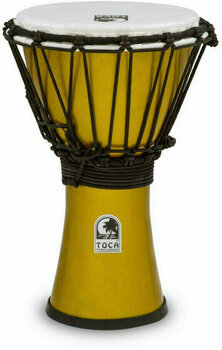Djembe Toca Percussion TFCDJ-7MY Djembe Freestyle ColorSound Metallic Yellow - 1